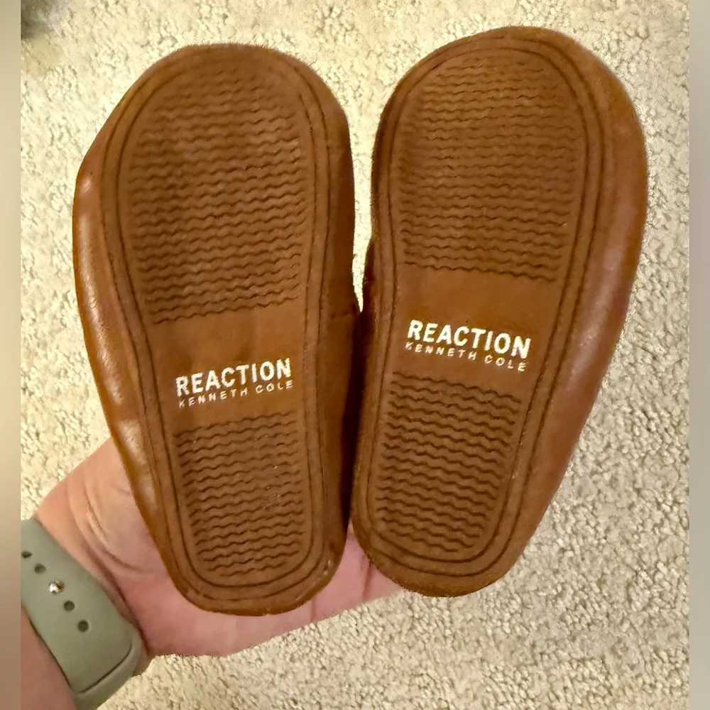 Kenneth Cole Reaction Kids Brown Moccasins